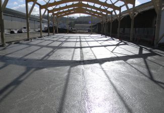 Dalle béton pour bâtiment industriel